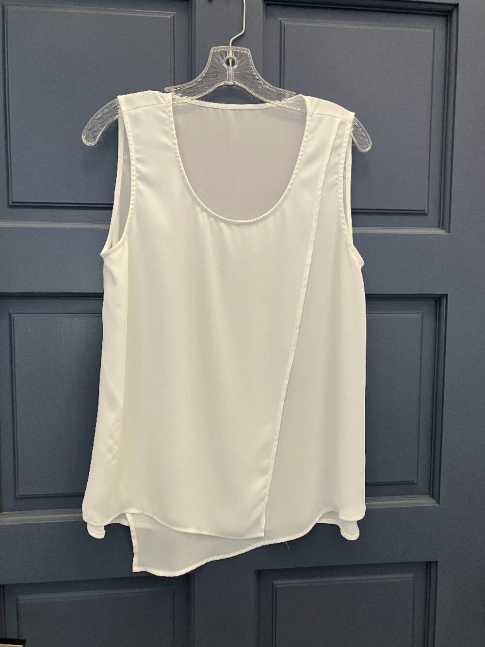 Pristine White Silky Top